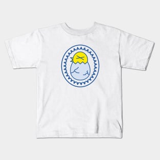 Screaming Baby Duck Egg Vector Illustration Kids T-Shirt